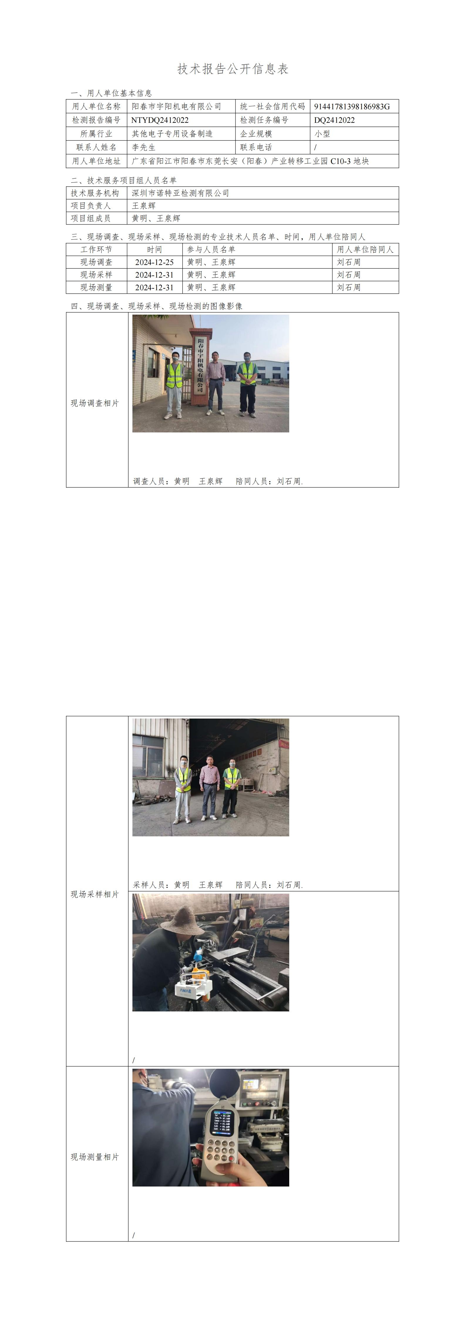 NTYDQ2412022  陽(yáng)春市宇陽(yáng)機(jī)電有限公司